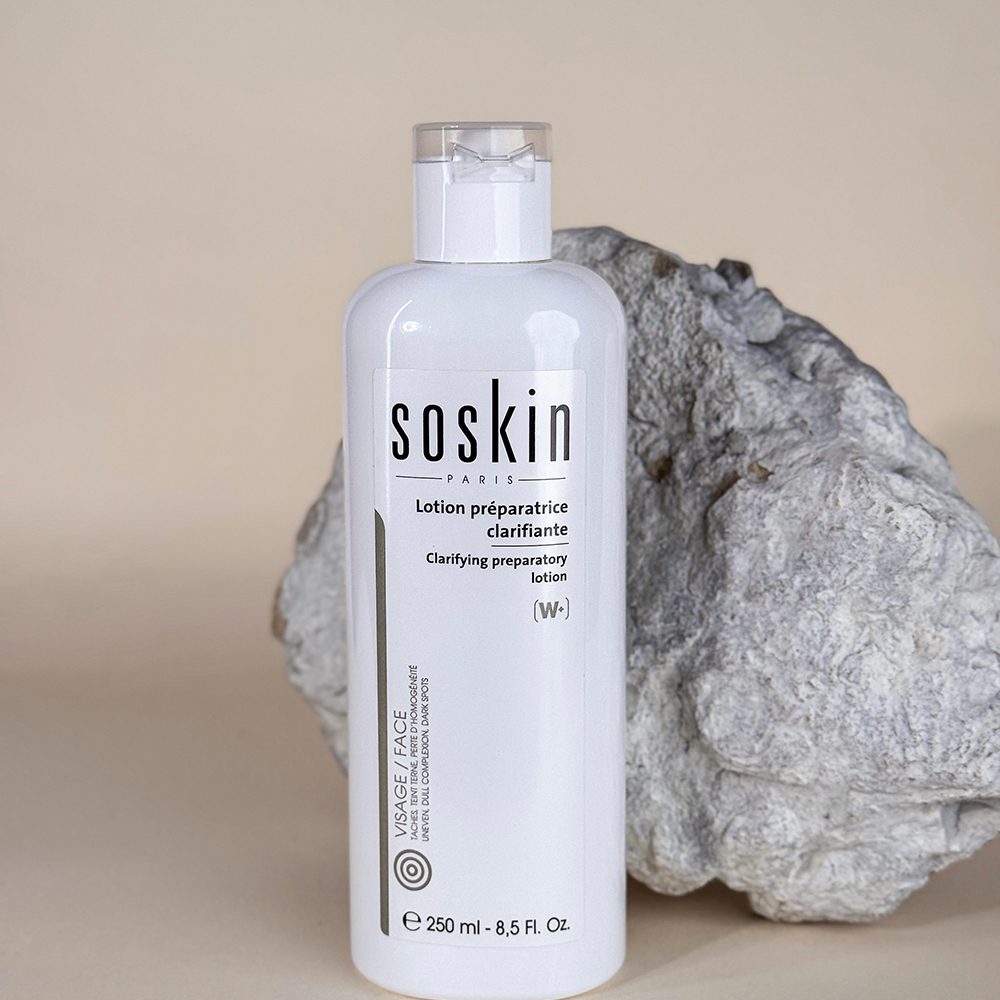 لوسیون لایه بردار و سفید کننده AHA ساسکین | Soskin Pre-whitening Exfoliating lotion