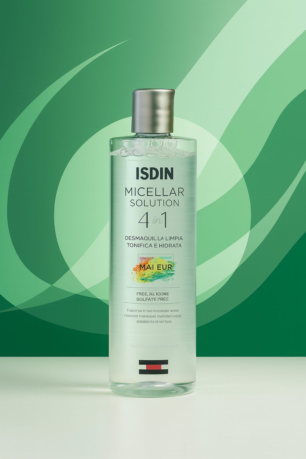 IMG_1237 میسلار واتر ۴ در ۱ ایزدین ISDIN 4 in 1 Micellar Solution 400 ml - Image 1