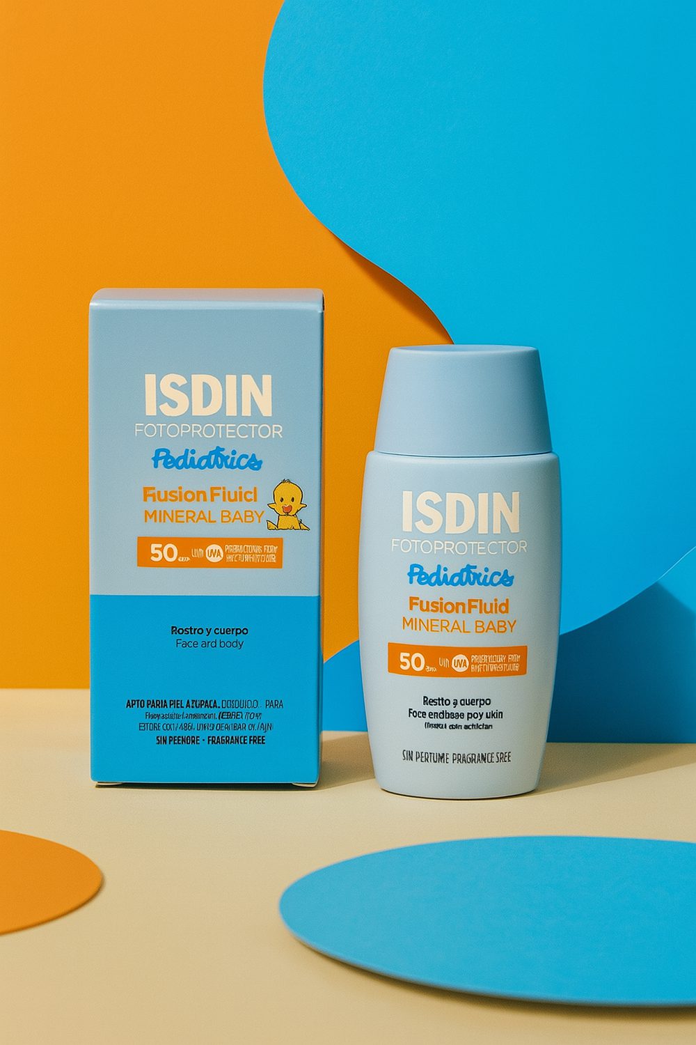 ضد آفتاب خارجی ضد آفتاب کودک مینرال ایزدین fusion-fluid-mineral-baby-pediatrics-spf-50 - Image 1