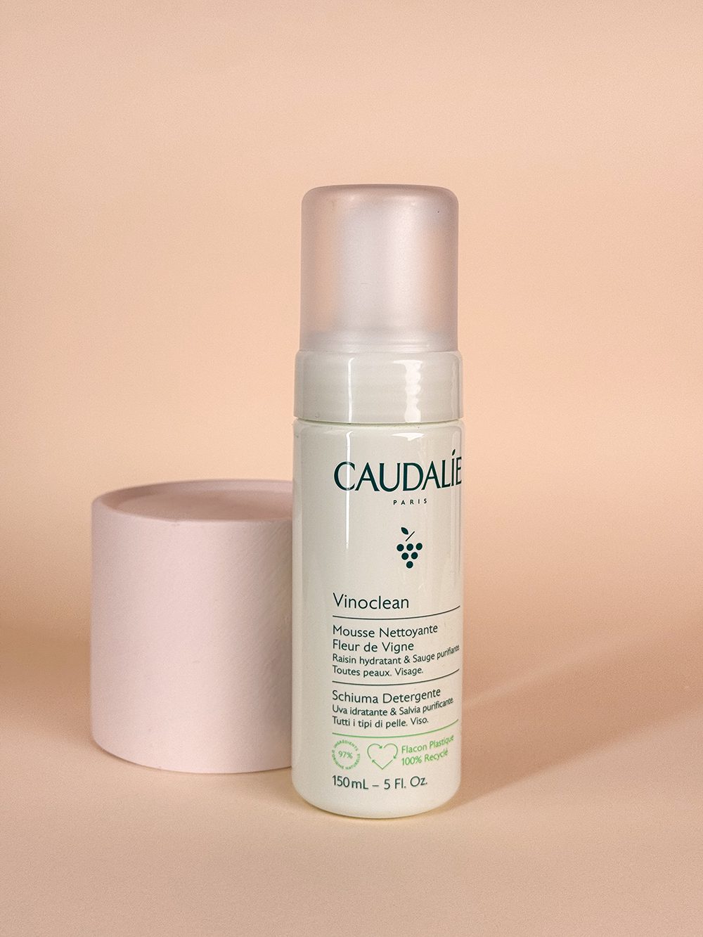 IMG_5956-2 فوم شستشو وینوکلین کدلی Caudalie Vinoclean Foam 150ml - Image 1