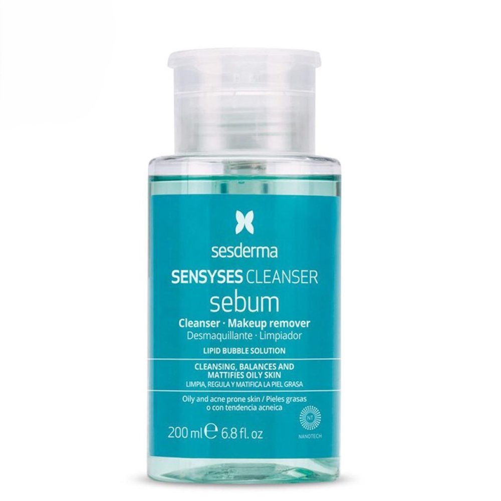 میسلار پاك كننده آرایش صورت و چشم پوست چرب 200 میلی لیتر سسدرما Sesderma