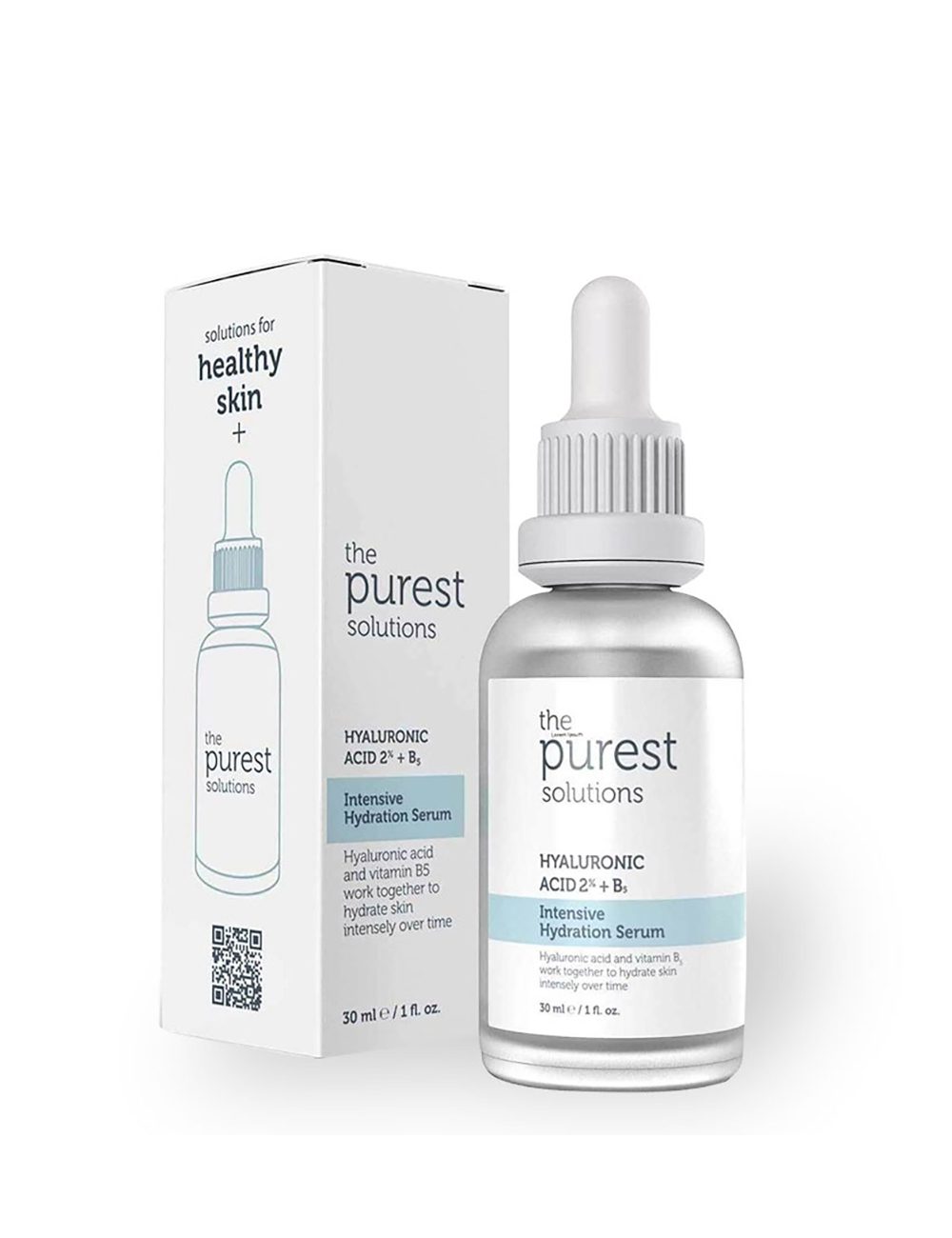 سرم-آبرسان-قوی-هیالورونیک-اسید-2-B5-پیورست-the-purest-solutions هیالورونیک اسید ۲٪+ B5