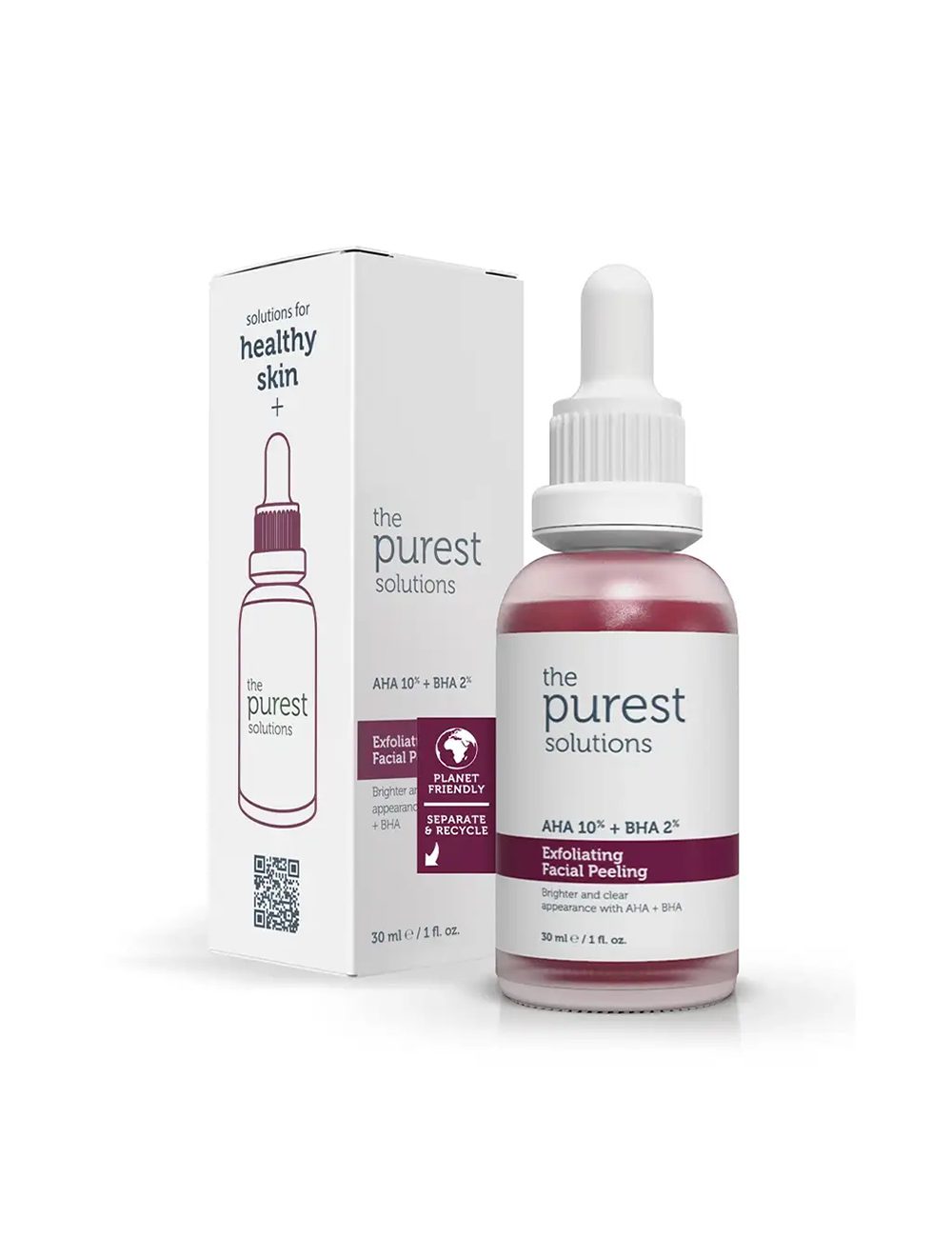 سرم-لایه-بردار-پیلینگ-پیورست-سولوشن لایهبردار AHA 10% BHA 2%
