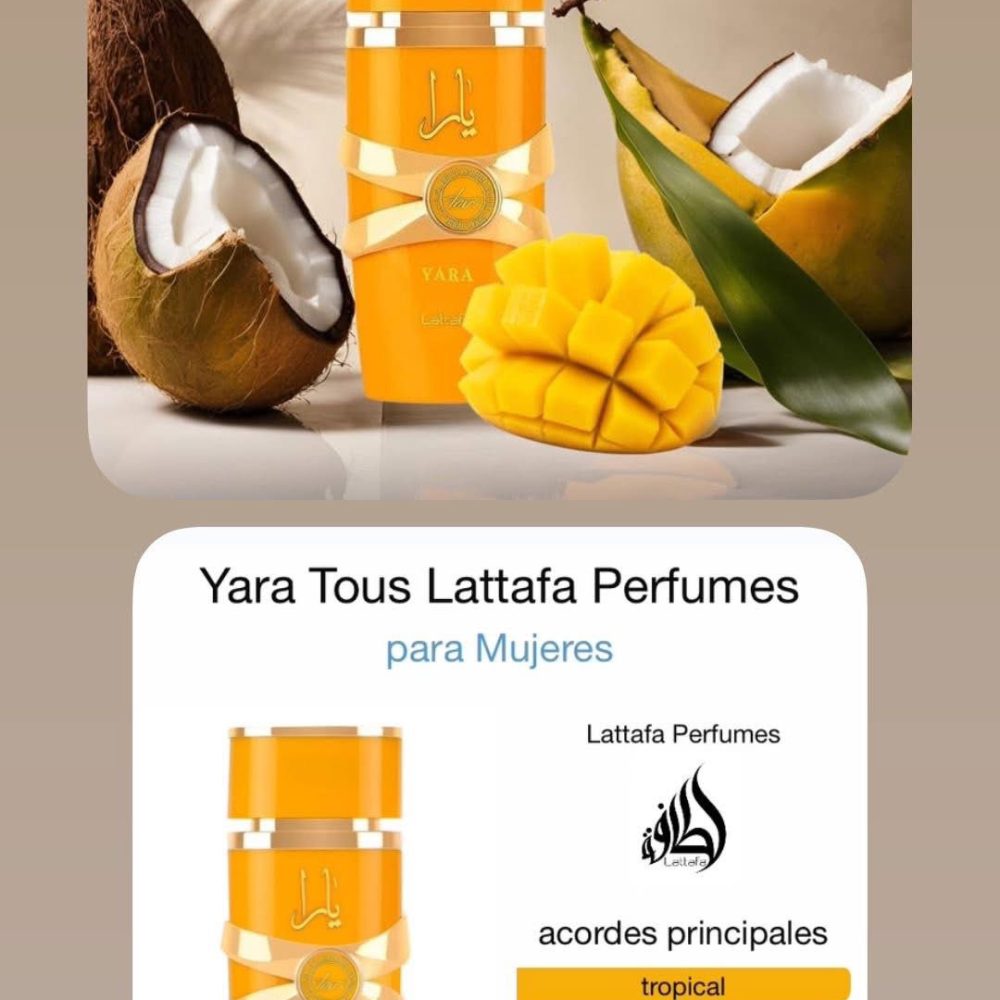 ادکلن یارا توس نارنجی لطافه