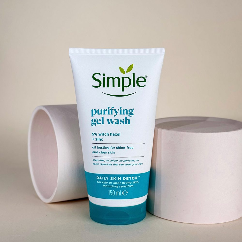 ژل شستشو صورت سیمپل Simple پوست چرب مدل Purifying حجم 150 میل