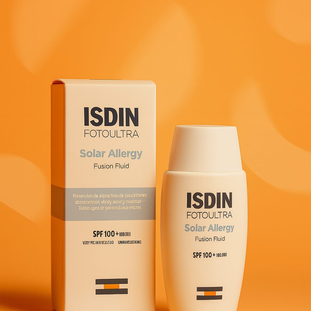کرم ضد آفتاب بی رنگ ایزدین مدل Solar Allergy با SPF100 مناسب انواع پوست حجم 50 میلی لیتر Isdin Dream Sun Cream Solar Allergy Model 50 ml