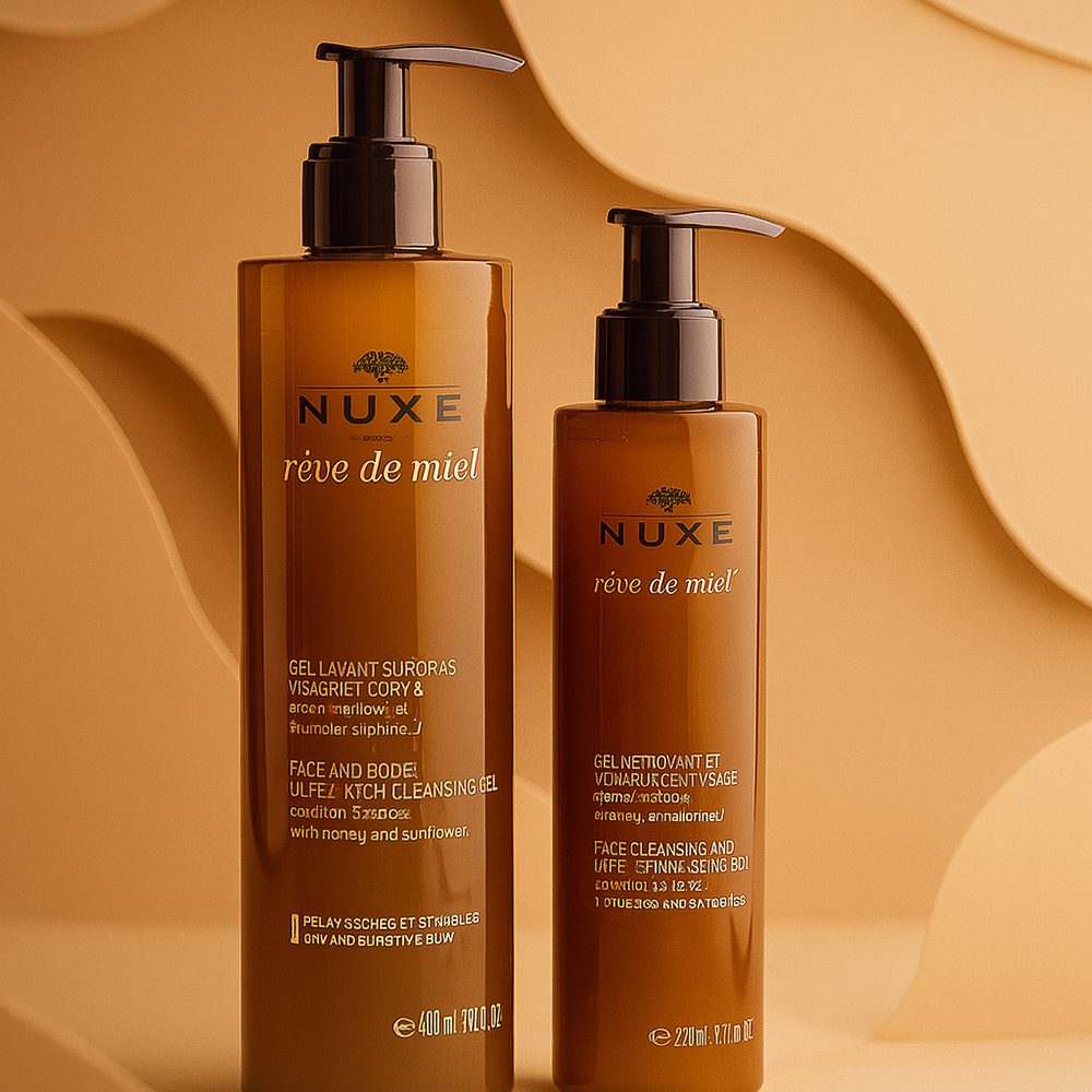 ژل شستشو رودمییل نوکس مدل Nuxe reve de miel Face Cleansing And Make up Removing Gel