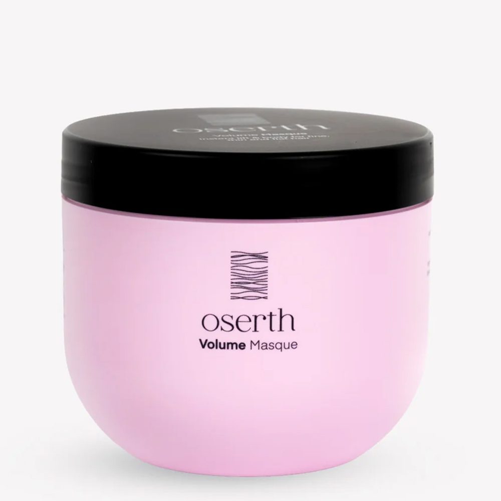 ماسک موی Oserth Overthrow Volume Masque بافرمول وگان، مناسب موهای نازک وکم‌حجم آبرسان نرم‌کننده تقویت‌کننده وحجم‌دهنده موبدون ایجاد سنگینی مناسب استفاده