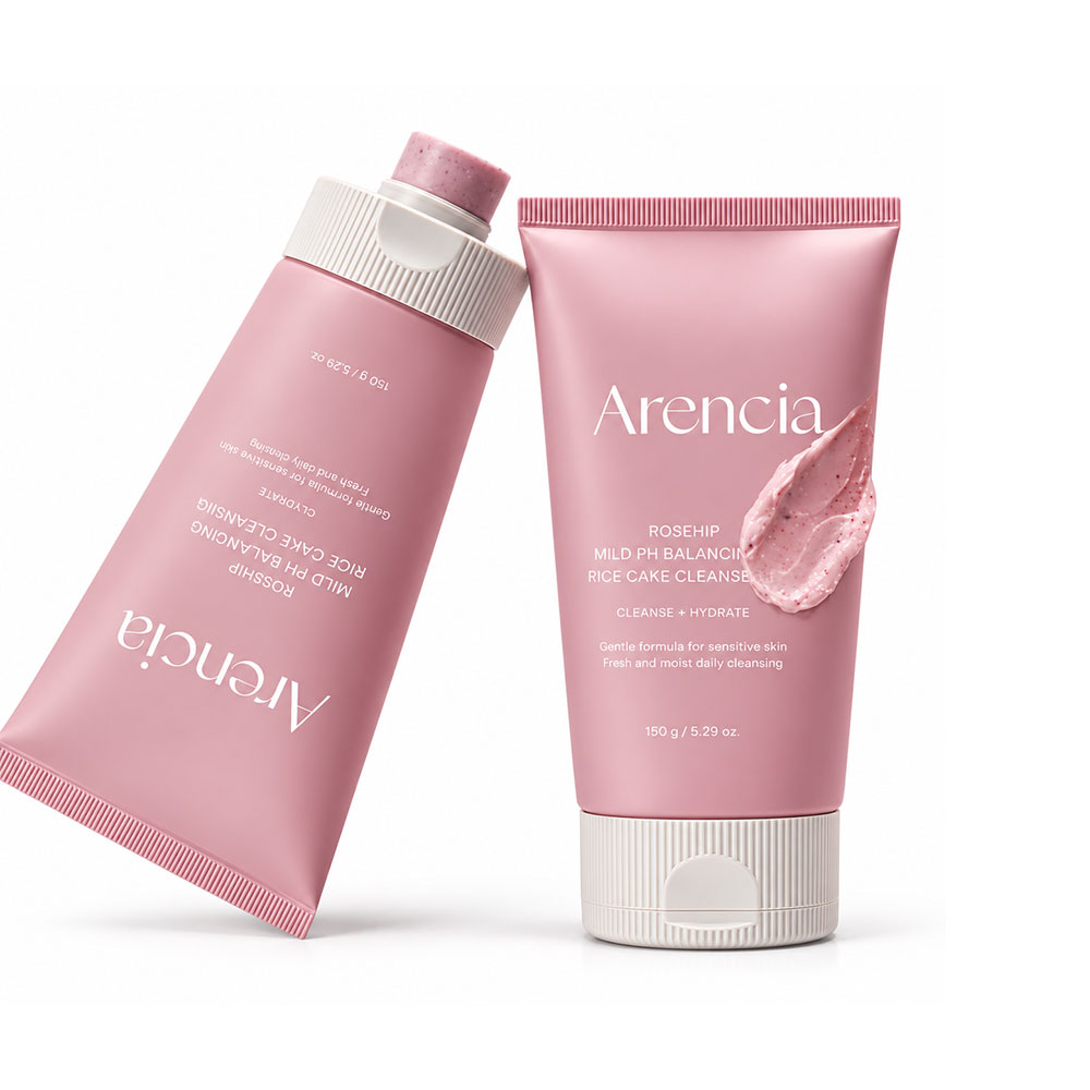 شوینده کیک برنج رز هیپ آرنسیا مناسب پوست حساس مدل Rosehip Mild pH Balancing Rice Cake Cleanser وزن ۱۵۰ گرم
