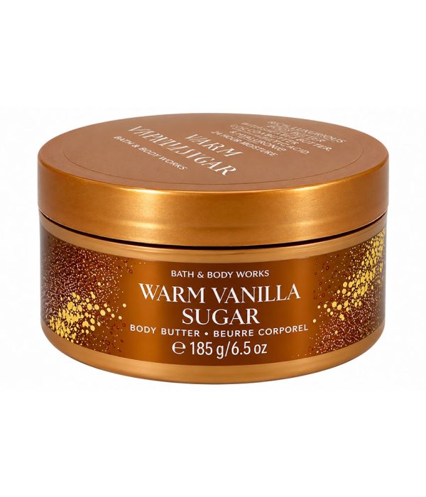کره بدن بث اند بادی ورکز مدل Warm Vanilla Sugar حجم ۱۸۵ گرم