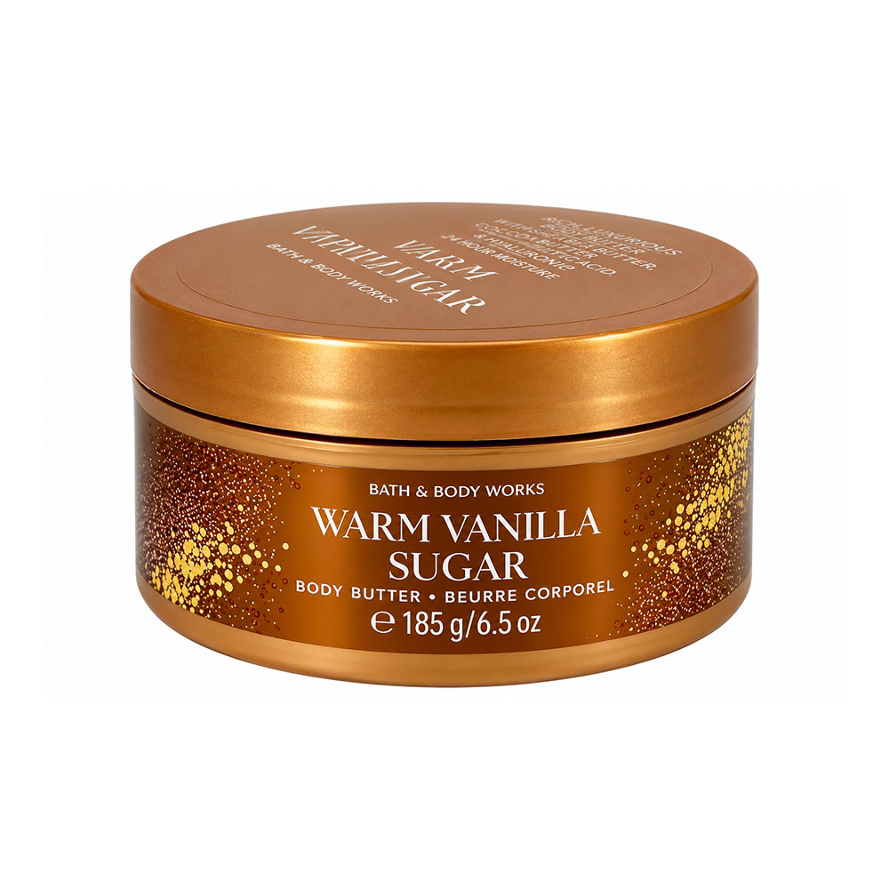 کره بدن بث اند بادی ورکز مدل Warm Vanilla Sugar حجم ۱۸۵ گرم