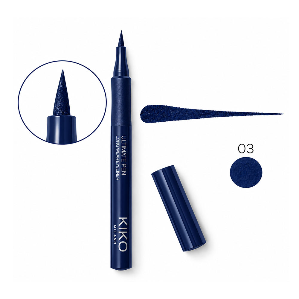 خط چشم ماژیکی کیکو میلانو مدل Ultimate Pen شماره 03 آبی